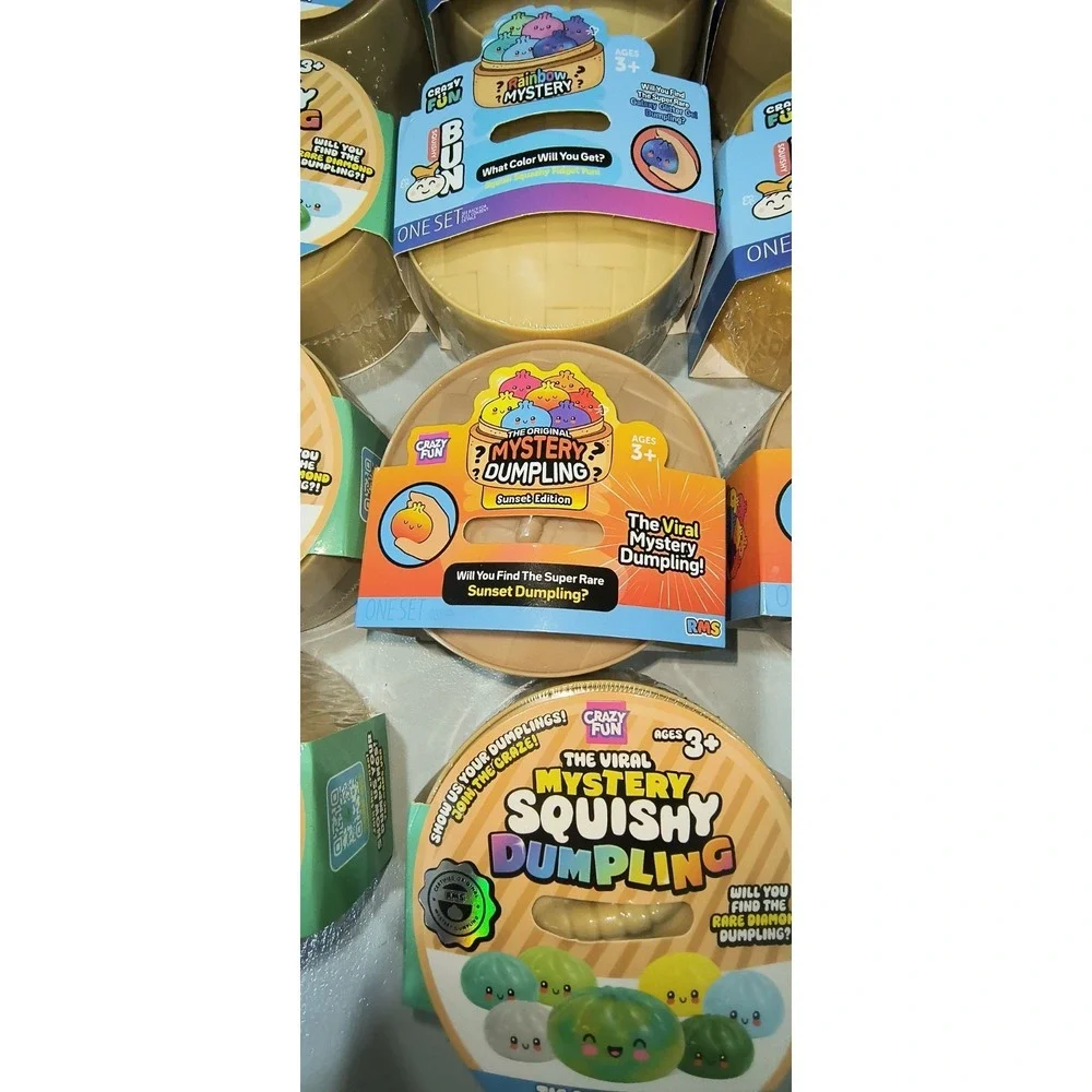 Lot of 14 Squishy Bun Mystery Dumpling Variety Edition SEALED!